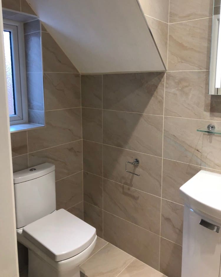 Bathroom installation in Bury