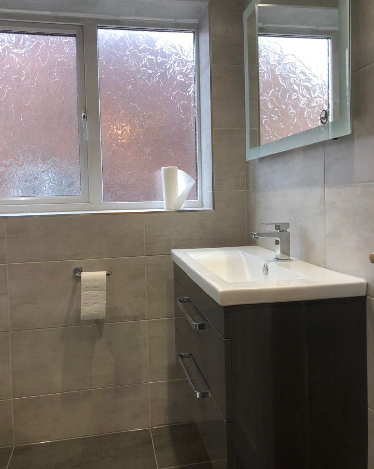 Bathroom renovation in Bury, Greater Manchester